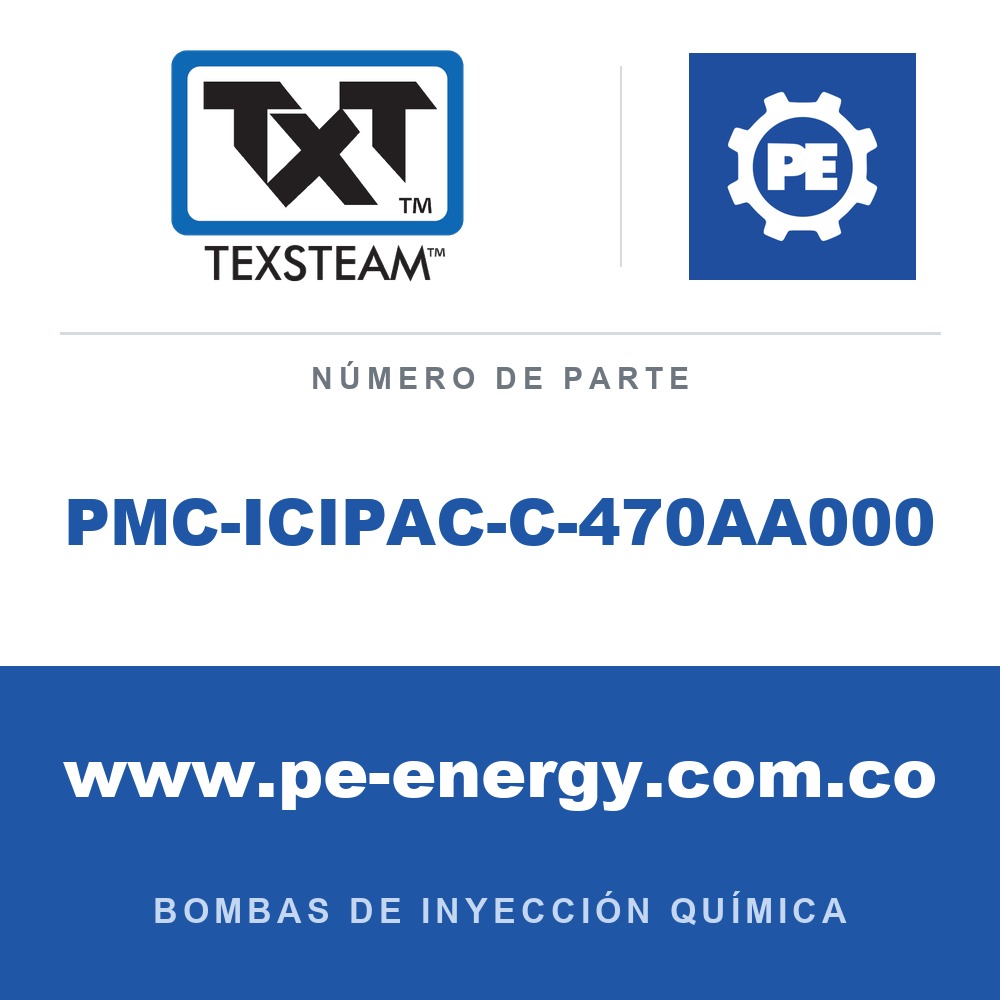 Texsteam PMC-ICIPAC-C-470AA000 Bomba - BOMBA (PUMP), SIMPLEX (SPLX) 3/16,ICIP,C1D2,AC/DC FUENTE DE ALIMENTACIÓN (POWR SUPPLY) S/S
