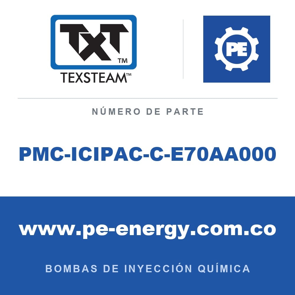 Texsteam PMC-ICIPAC-C-E70AA000 - Texsteam PMC-ICIPAC-C-E70AA000 Bomba - BOMBA, 3/16 AJUST. SPX,ICIP,C1D2,FUENTE ALIM. CA/CC ACERO INOX. S/S
