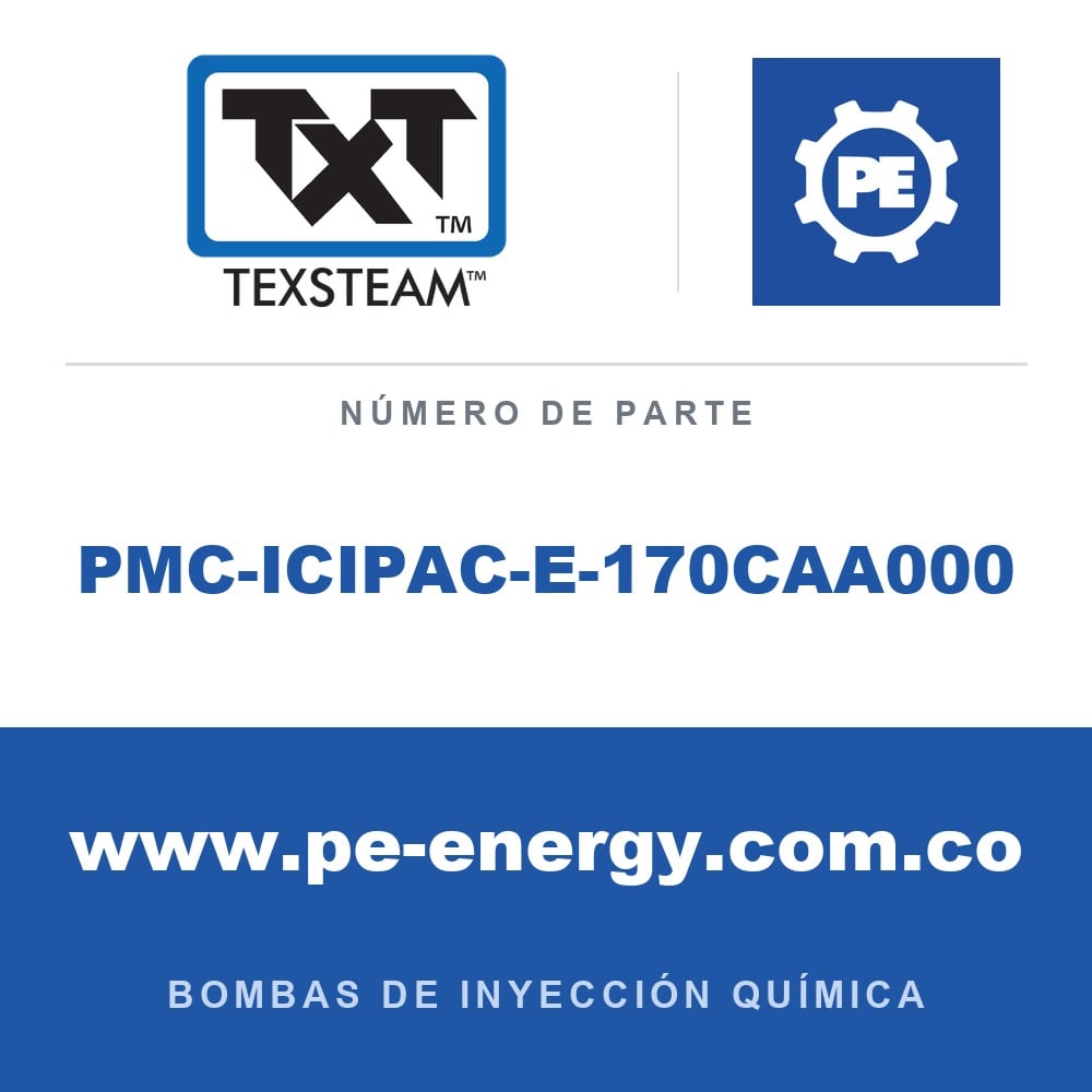 Texsteam PMC-ICIPAC-E-170CAA000 Bomba - BOMBA (PUMP), SIMPLEX (SPLX) 1/4, ICIP, AC/DC COMM 300 SS SDP/SDP