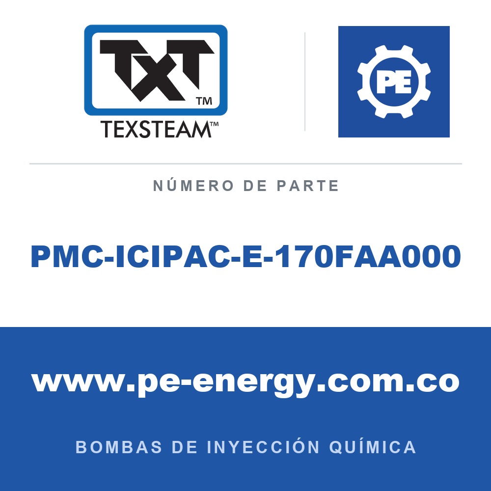 Texsteam PMC-ICIPAC-E-170FAA000 Bomba - BOMBA (PUMP), SIMPLEX (SPLX) 1/4, ICIP, AC/DC COMM I/0 SS SDP/SDP