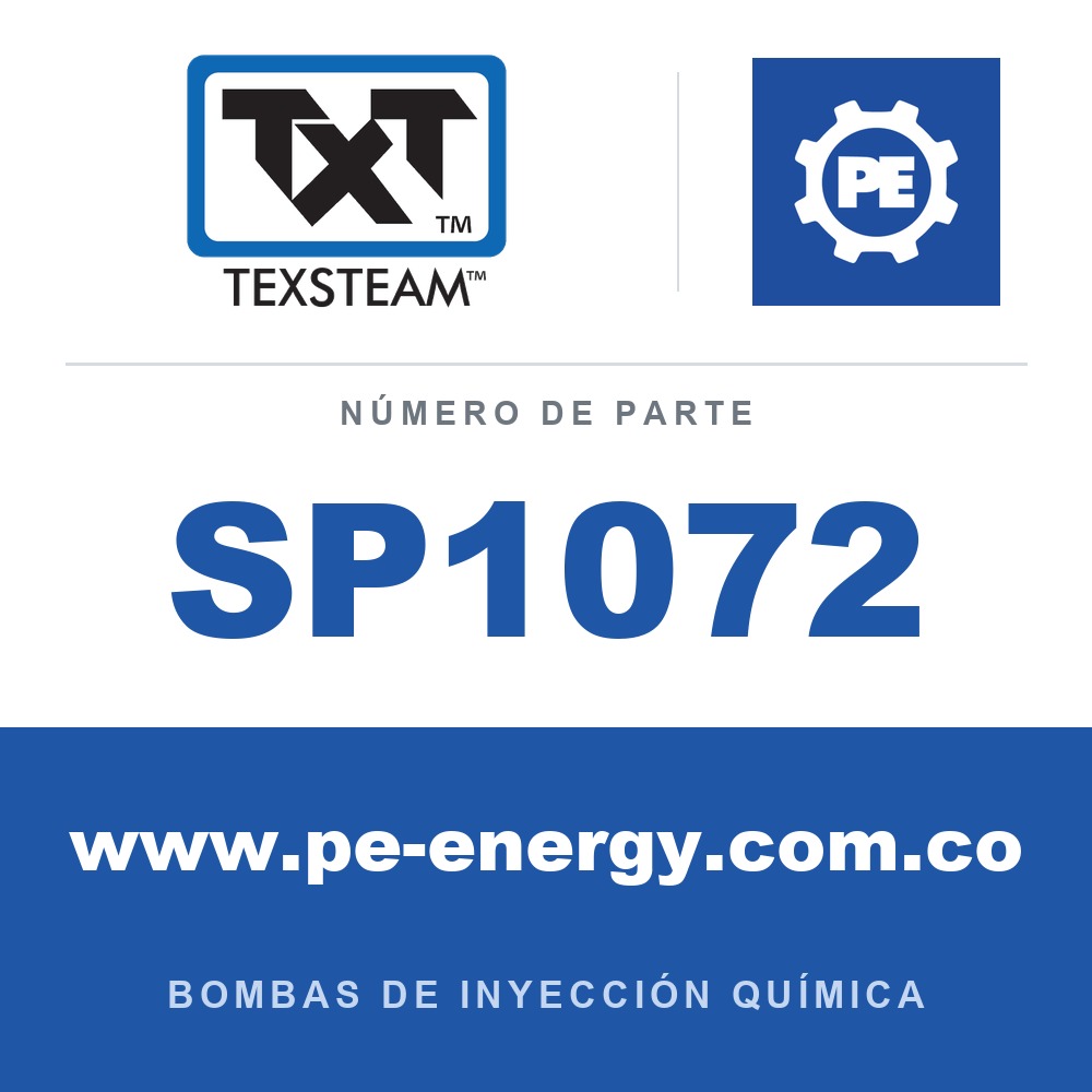 Texsteam SP1072 Pieza de repuesto - ETIQUETA (LABEL) ENERGÍA (POWER) I/O BLOQUE DE TERMINALES (TERMINAL BLOCK)