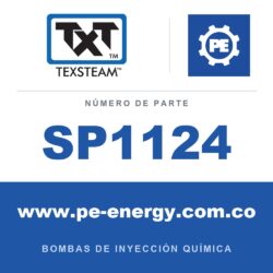 Texsteam SP1124 Conjunto de bomba - TRÍPLEX (TPLX) ENSAMBLE DE BOMBA (PUMP ASSY) 3/16 SS SDP/FLO