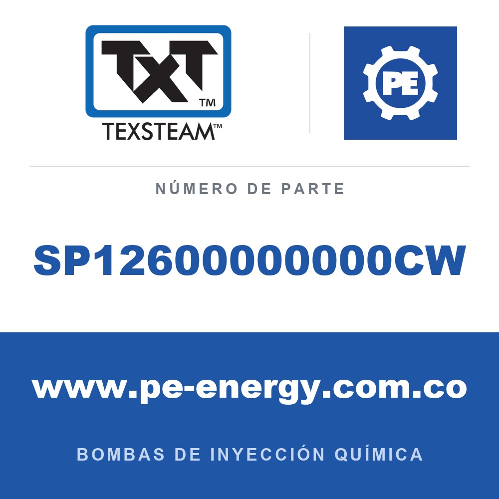 Texsteam SP12600000000CW Bomba - SP11 BOMBA (PUM) SS 1/4 VIT/VIT C1D2