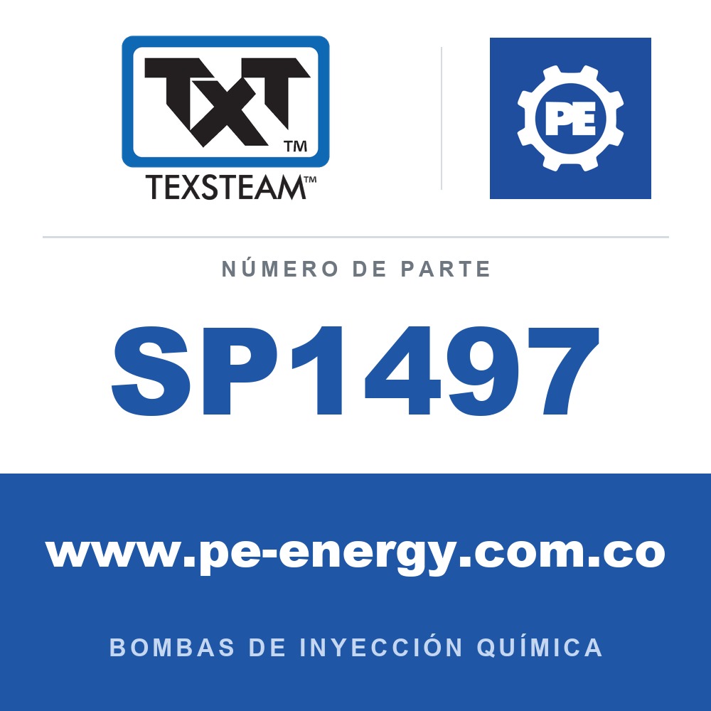 Texsteam SP1497 Bomba - TRÍPLEX (TPLX) BASE A PRUEBA DE EXPLOSIÓN (EXP) BOMBA SOLAR (SOLAR PUMP)