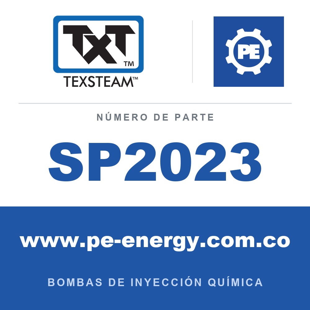 Texsteam SP2023 Conjunto de bomba - ENSAMBLE DE BOMBA (PUMP ASSY) 1/4 F/E SS FLO/FLO