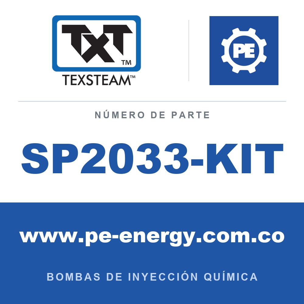 Texsteam SP2033-KIT Kit - KIT DE REEMPLAZO DE CAMPO PARA CONVERSOR SOLAR