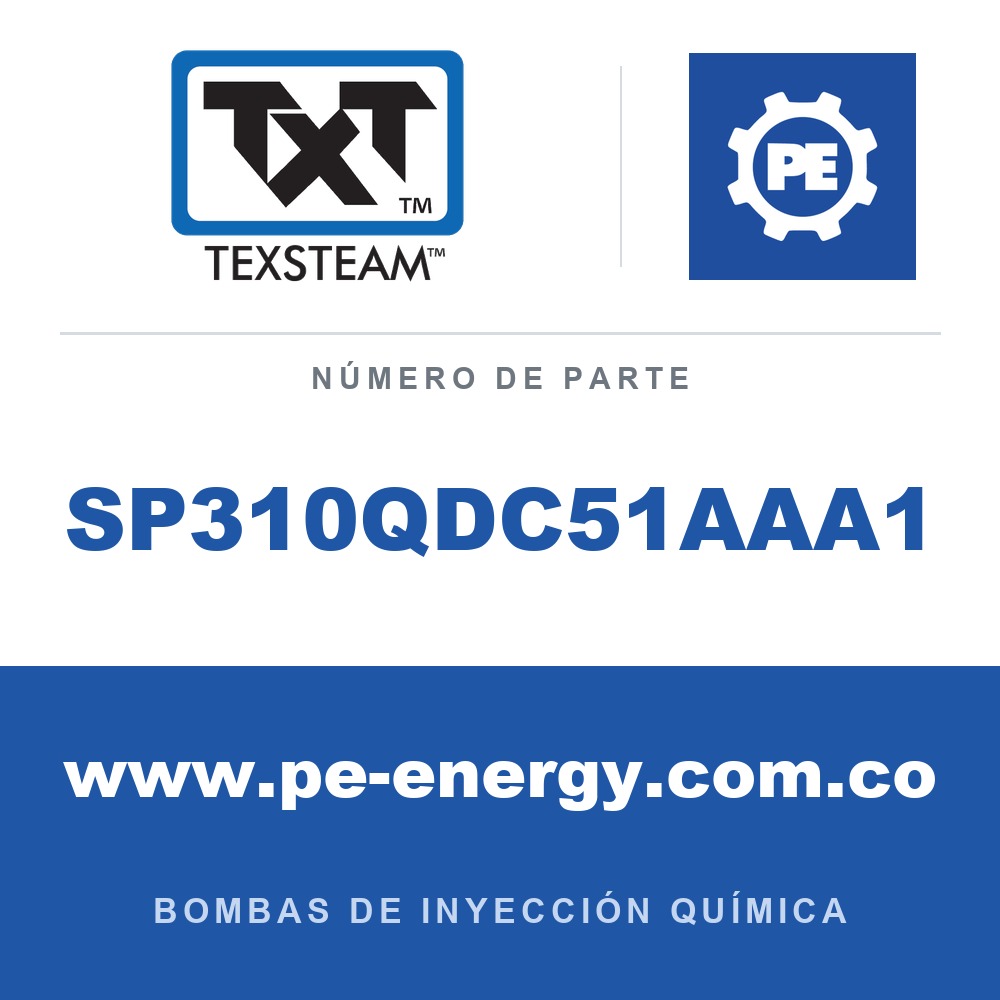 Texsteam SP310QDC51AAA1 Bomba - SP1-3/8 FLO/FLO 220W-SIN-BATERÍA