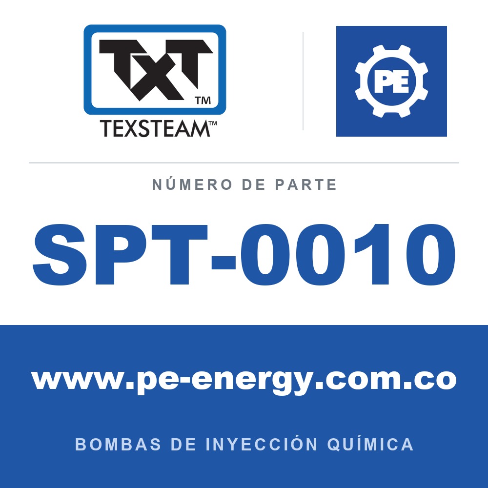 Texsteam SPT-0010 - Texsteam SPT 0010 - Refacción de Servicio Especializado
