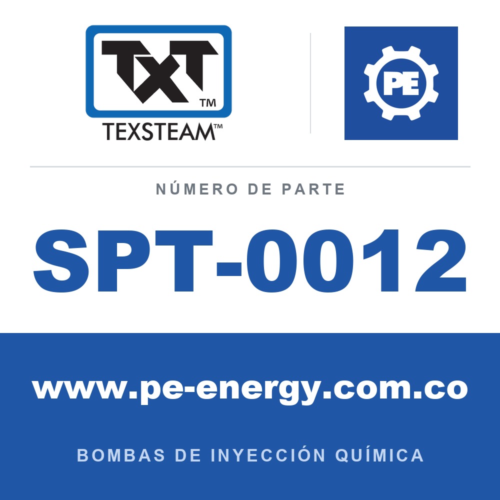 Texsteam SPT-0012 - Texsteam SPT 0012 - Refacción de Servicio Especializado