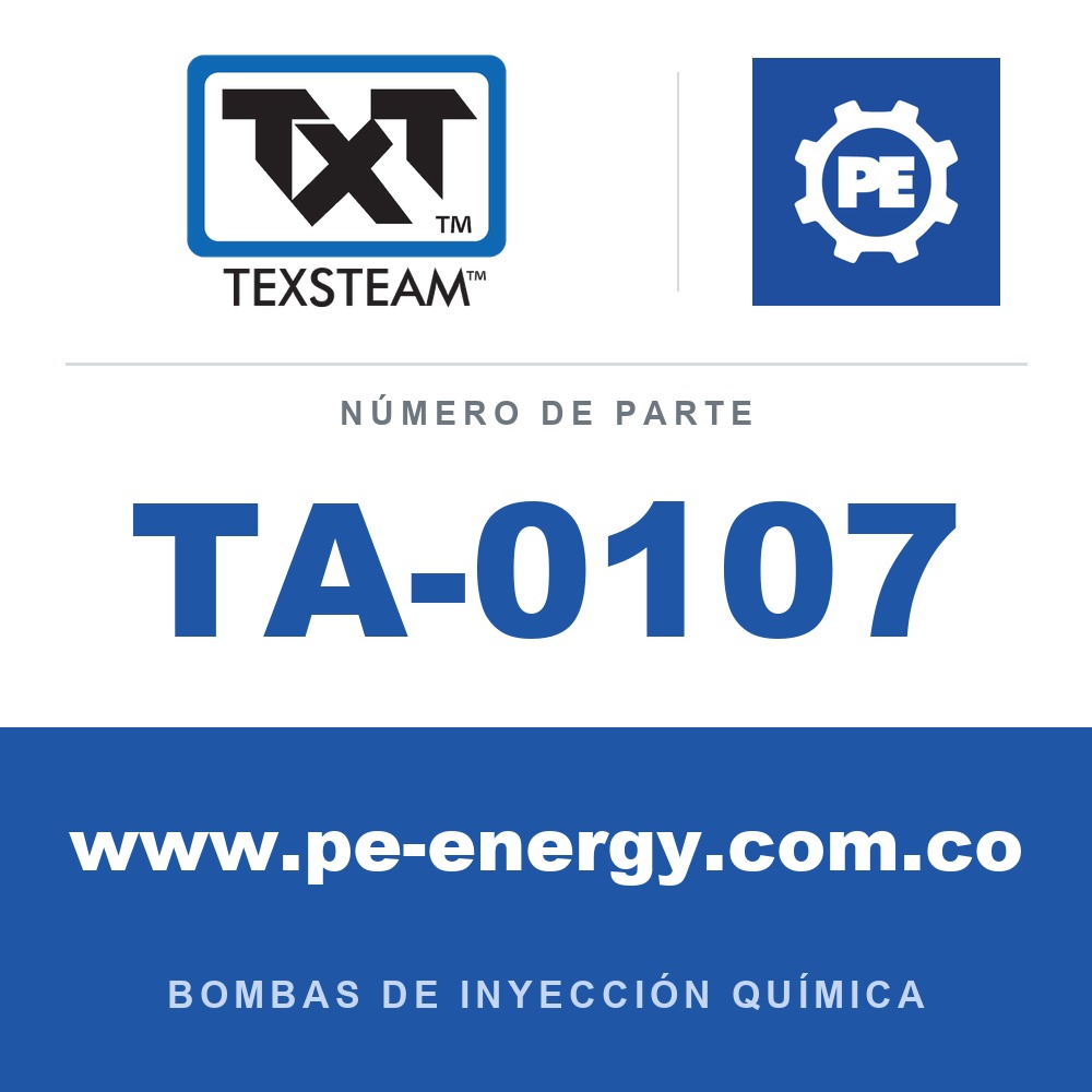 Texsteam TA-0107 - Texsteam TA 0107 - Componente de Válvula y Sello