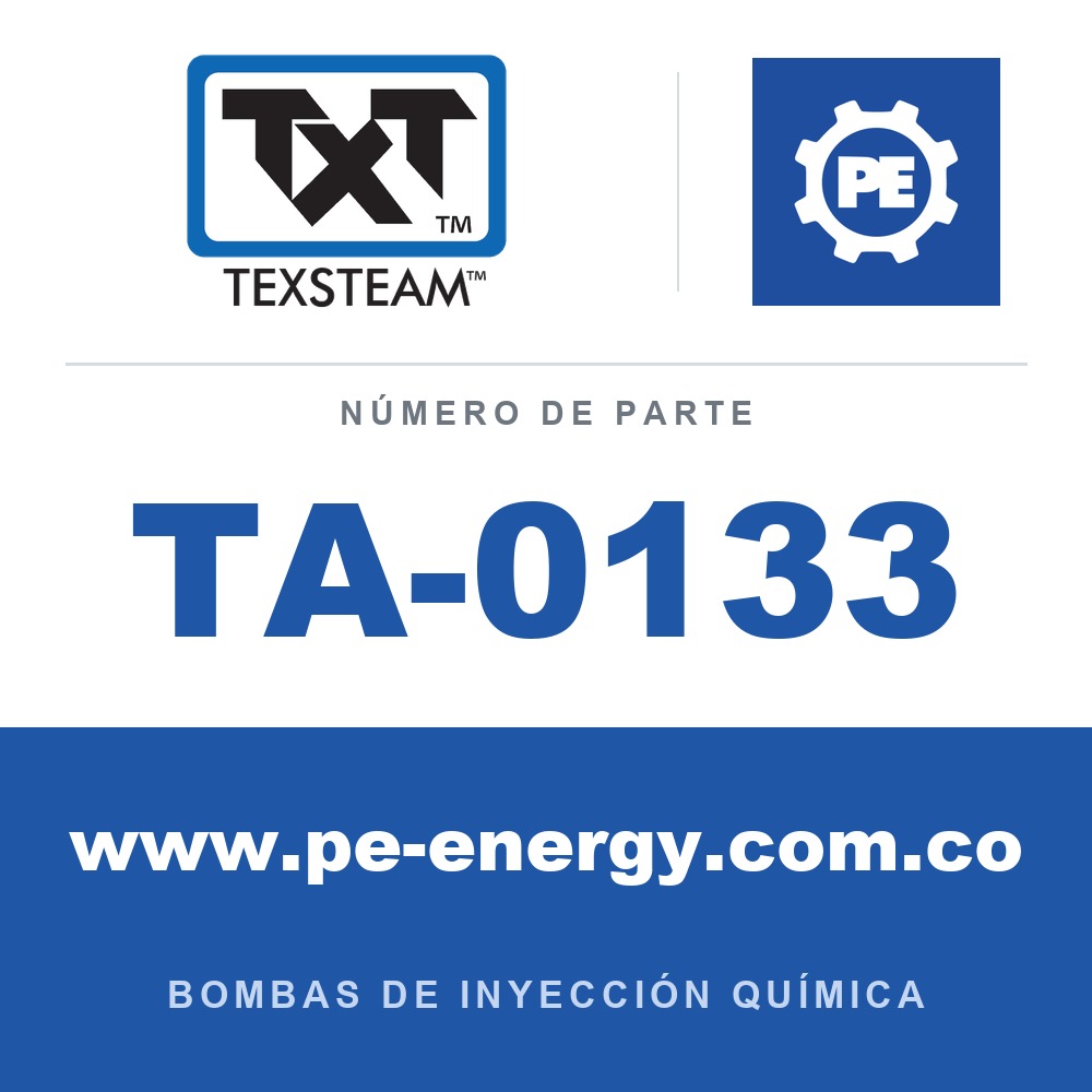 Texsteam TA-0133 - Texsteam TA 0133 - Componente de Válvula y Sello