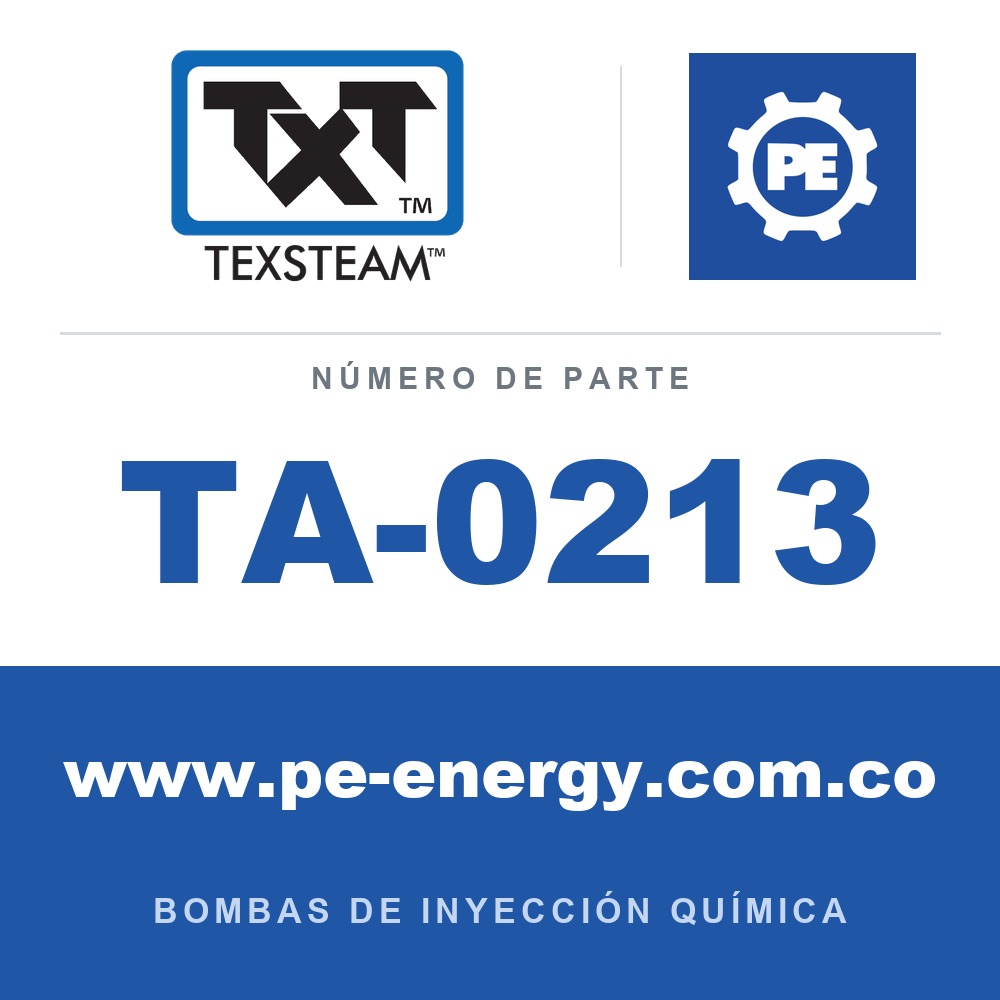 Texsteam TA-0213 - Texsteam TA 0213 - Componente de Válvula y Sello