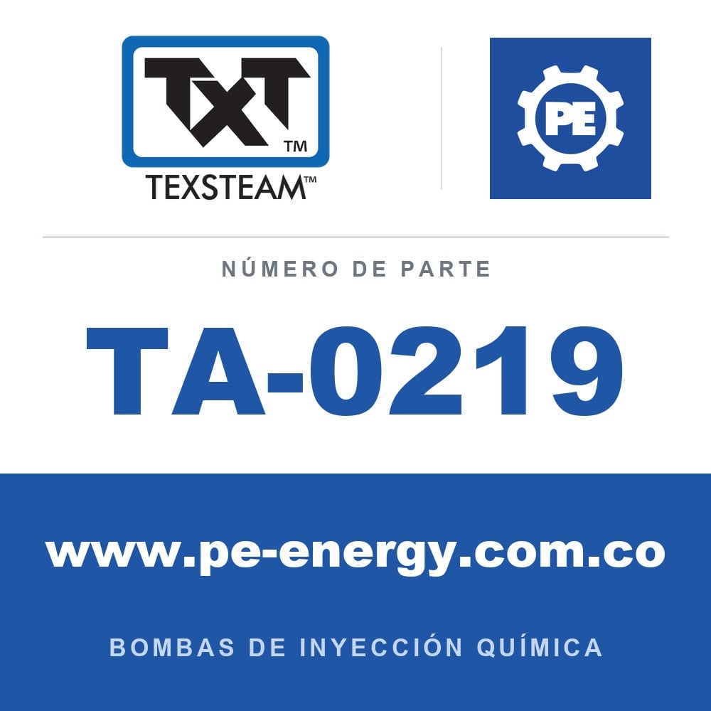 Texsteam TA-0219 - Texsteam TA 0219 - Componente de Válvula y Sello