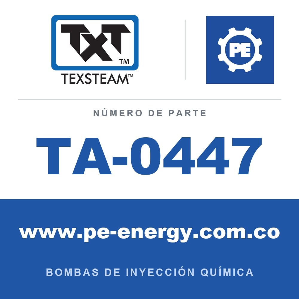 Texsteam TA-0447 - Texsteam TA 0447 - Componente de Válvula y Sello