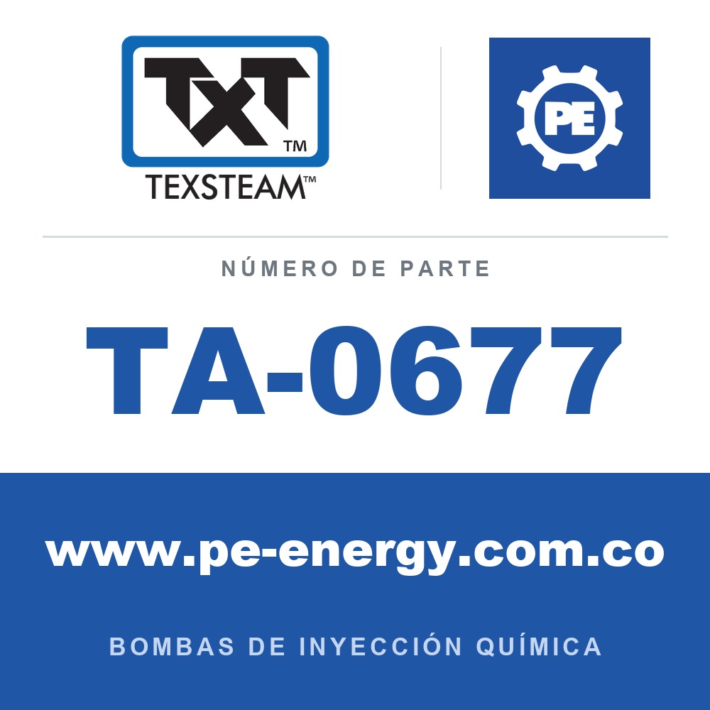 Texsteam TA-0677 - Texsteam TA 0677 - Componente de Válvula y Sello
