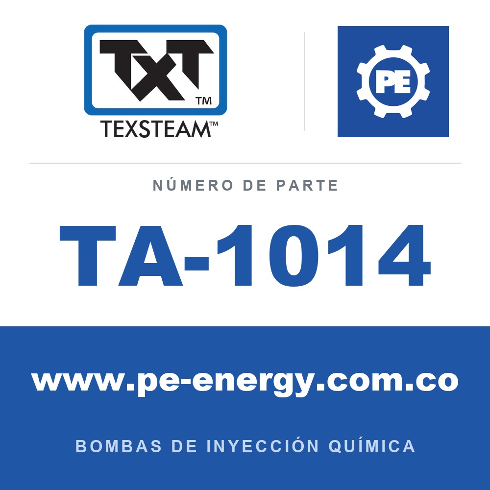 Texsteam TA-1014 - Texsteam TA 1014 - Componente de Válvula y Sello