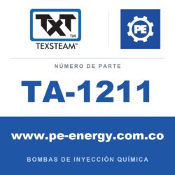 Texsteam TA-1211 - Texsteam TA 1211 - Componente de Válvula y Sello