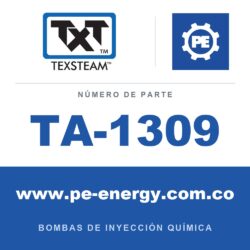 Texsteam TA-1309 - Texsteam TA 1309 - Componente de Válvula y Sello