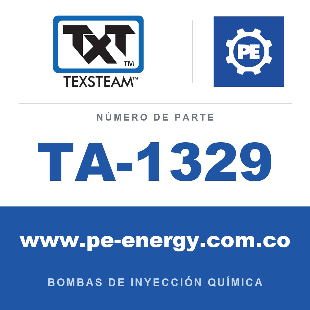 Texsteam TA-1329 - Texsteam TA 1329 - Componente de Válvula y Sello