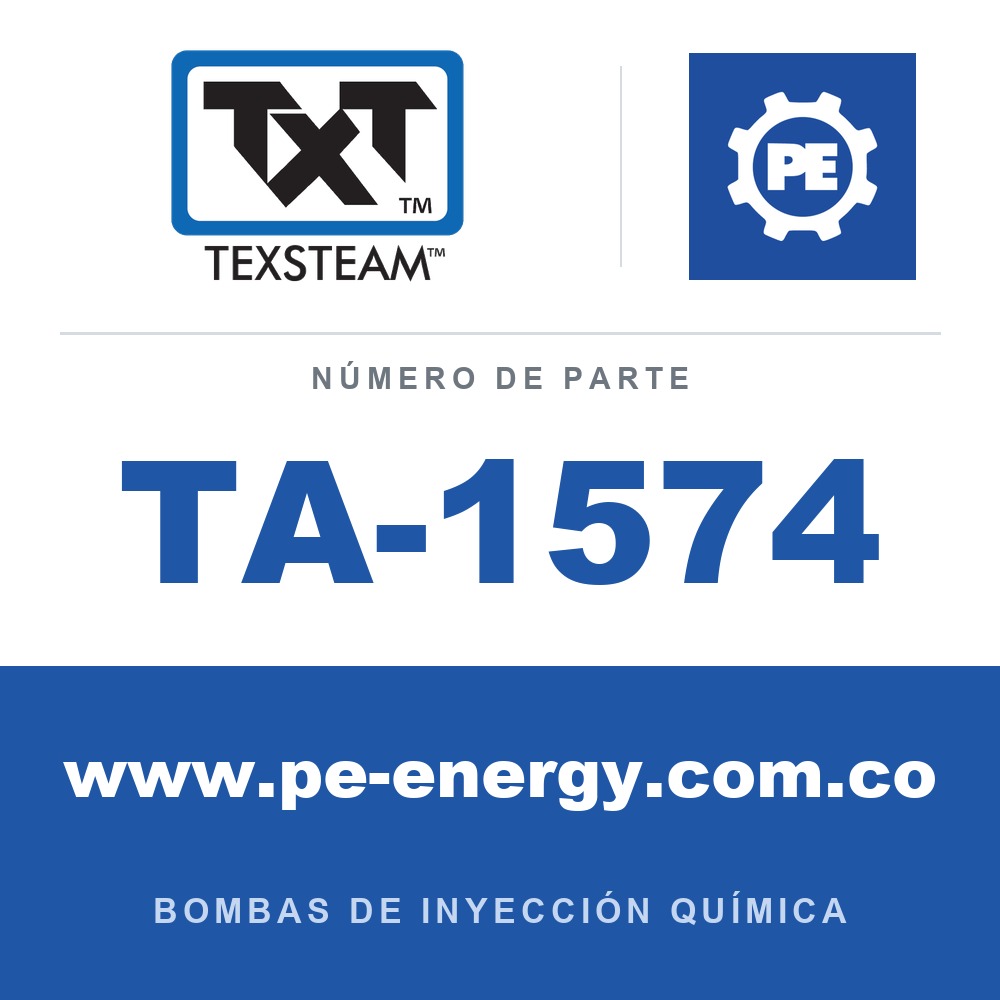 Texsteam TA-1574 - Texsteam TA 1574 - Componente de Válvula y Sello