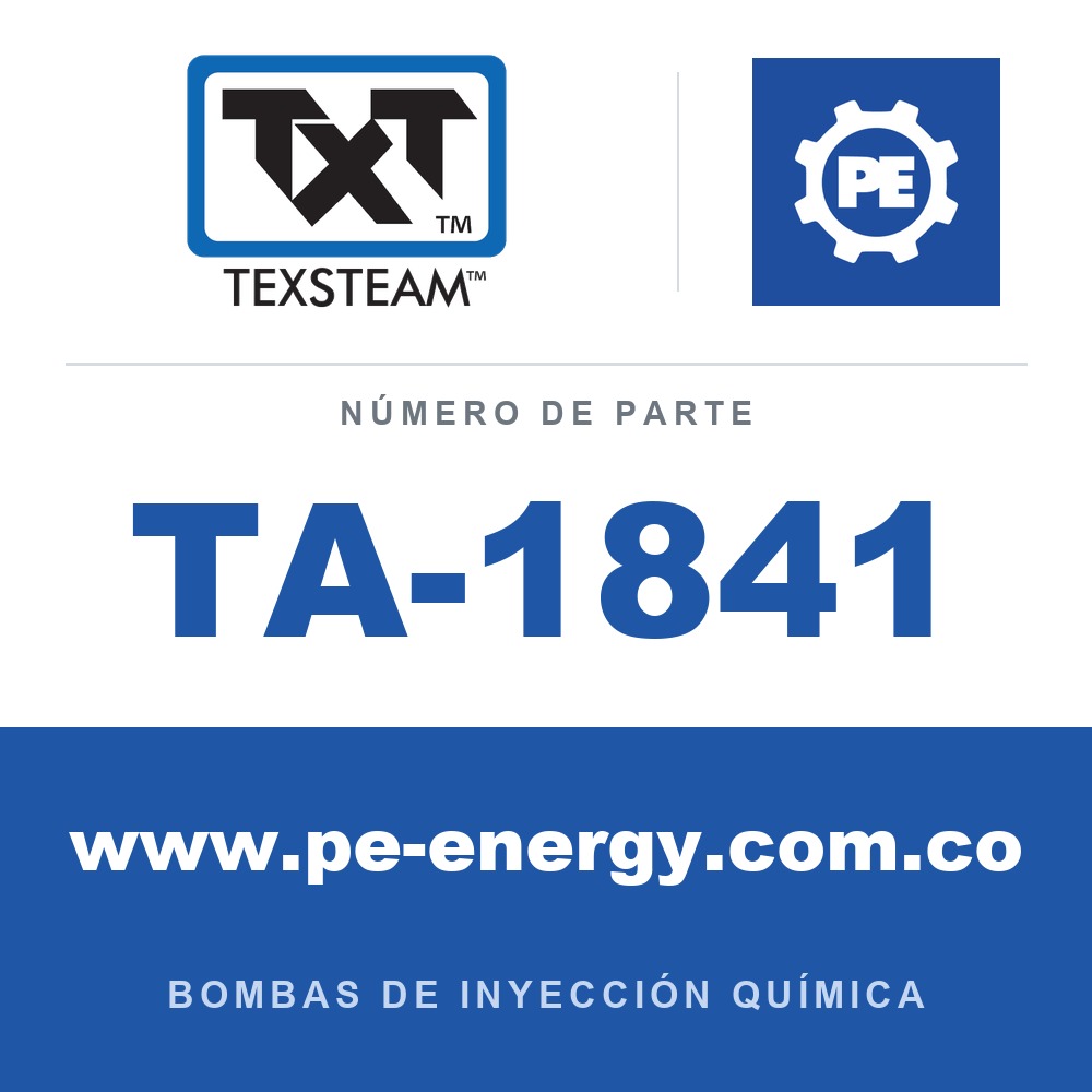 Texsteam TA-1841 - Texsteam TA 1841 - Componente de Válvula y Sello