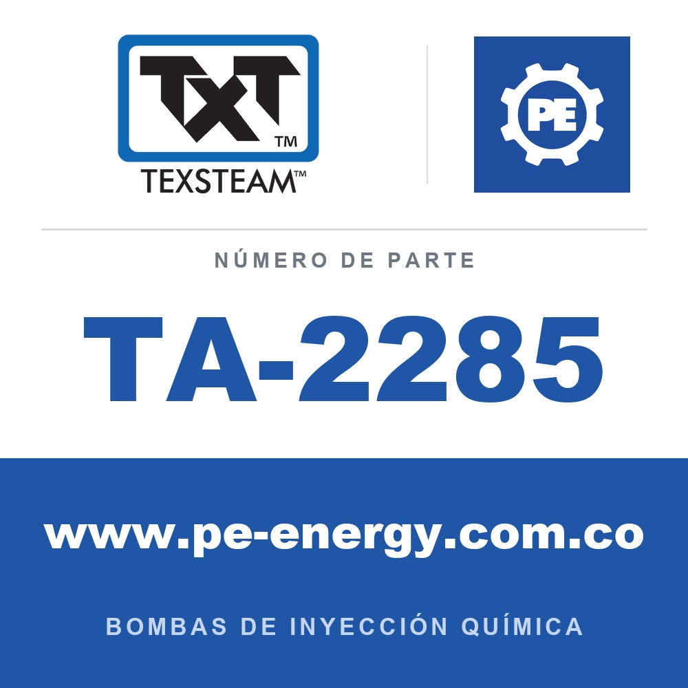 Texsteam TA-2285 - Texsteam TA 2285 - Componente de Válvula y Sello