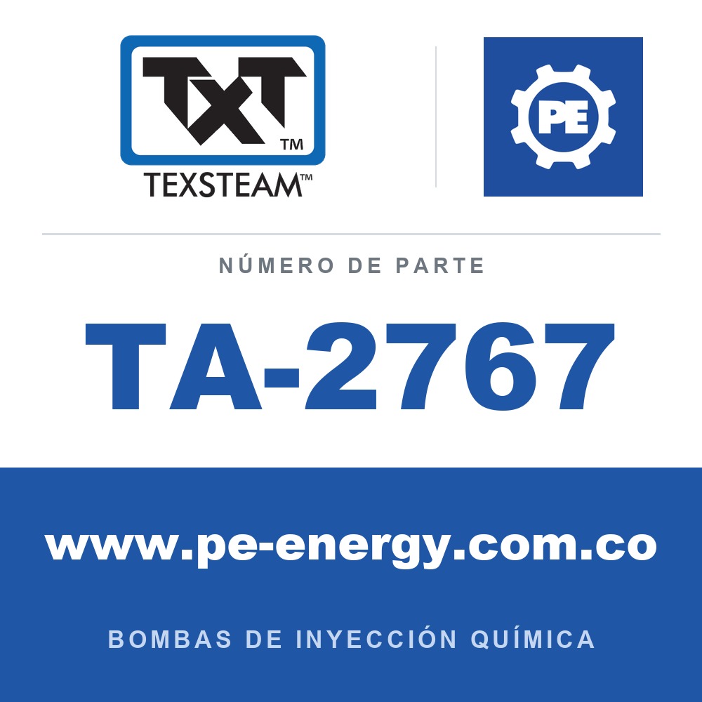 Texsteam TA-2767 - Texsteam TA 2767 - Componente de Válvula y Sello