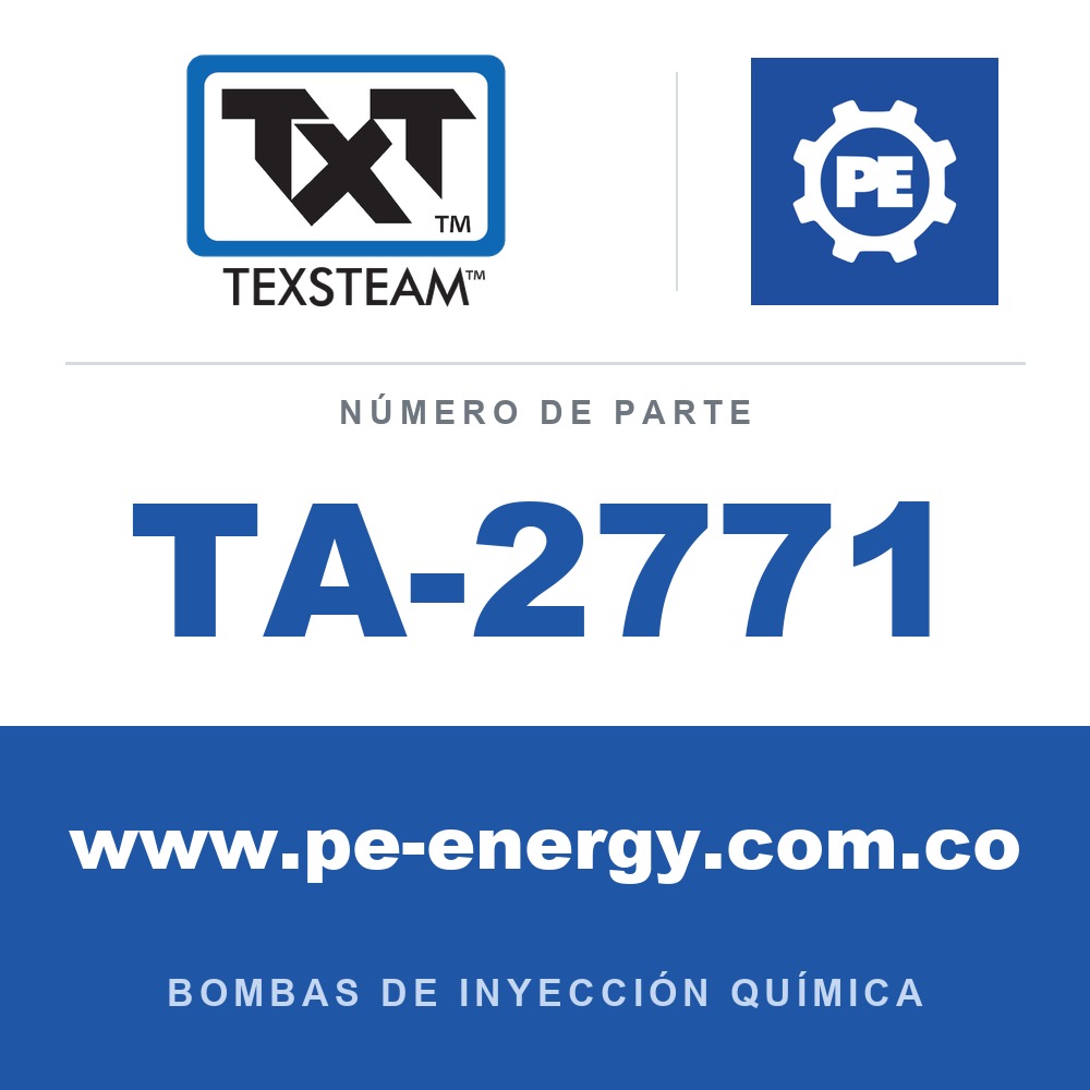 Texsteam TA-2771 - Texsteam TA 2771 - Componente de Válvula y Sello
