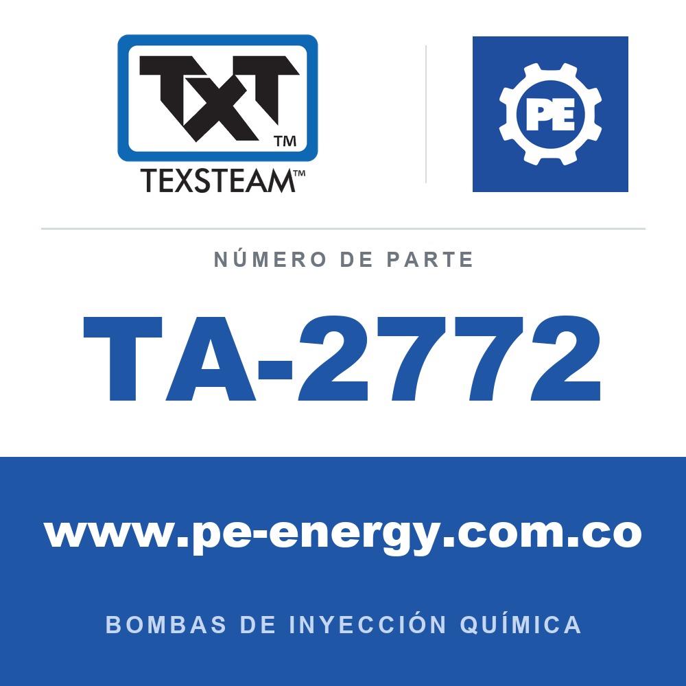 Texsteam TA-2772 - Texsteam TA 2772 - Componente de Válvula y Sello