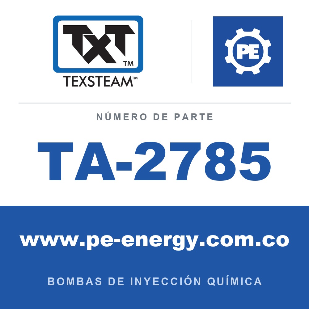 Texsteam TA-2785 - Texsteam TA 2785 - Componente de Válvula y Sello