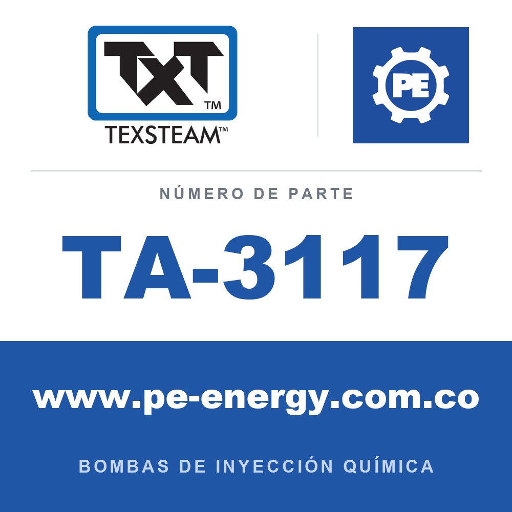 Texsteam TA-3117 - Texsteam TA 3117 - Componente de Válvula y Sello