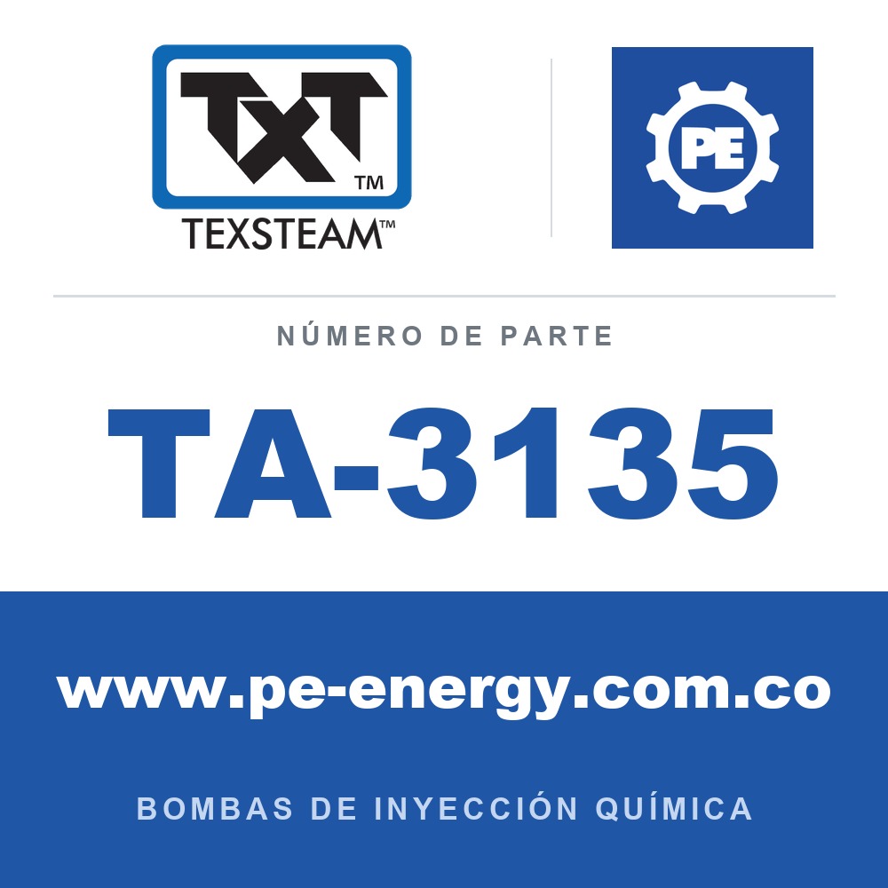 Texsteam TA-3135 - Texsteam TA 3135 - Componente de Válvula y Sello