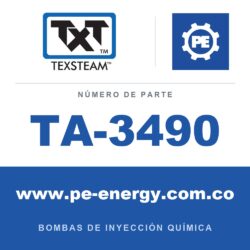 Texsteam TA-3490 - Texsteam TA 3490 - Componente de Válvula y Sello