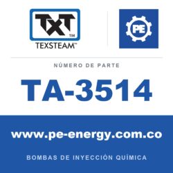 Texsteam TA-3514 - Texsteam TA 3514 - Componente de Válvula y Sello