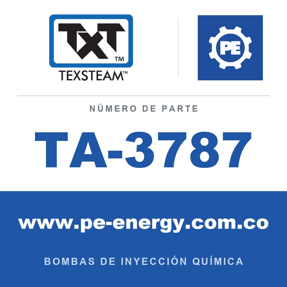 Texsteam TA-3787 - Texsteam TA 3787 - Componente de Válvula y Sello
