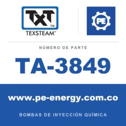 Texsteam TA-3849 - Texsteam TA 3849 - Componente de Válvula y Sello