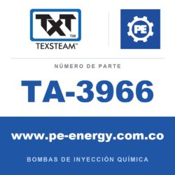 Texsteam TA-3966 - Texsteam TA 3966 - Componente de Válvula y Sello