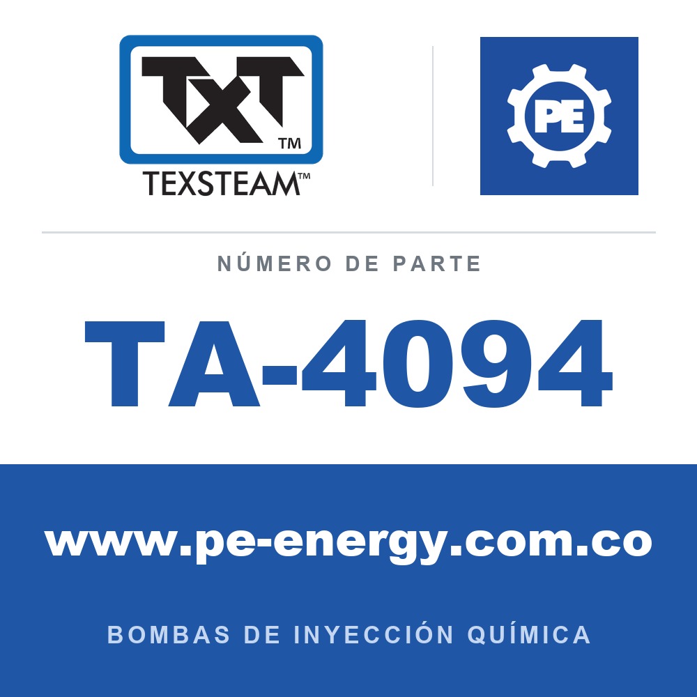 Texsteam TA-4094 - Texsteam TA 4094 - Componente de Válvula y Sello