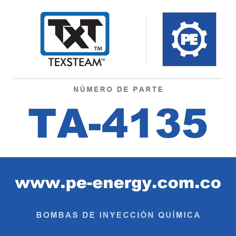 Texsteam TA-4135 - Texsteam TA 4135 - Componente de Válvula y Sello