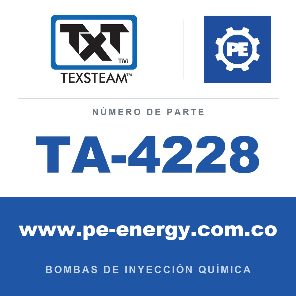 Texsteam TA-4228 - Texsteam TA 4228 - Componente de Válvula y Sello