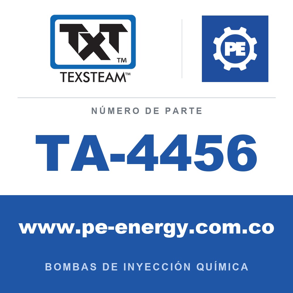Texsteam TA-4456 - Texsteam TA 4456 - Componente de Válvula y Sello