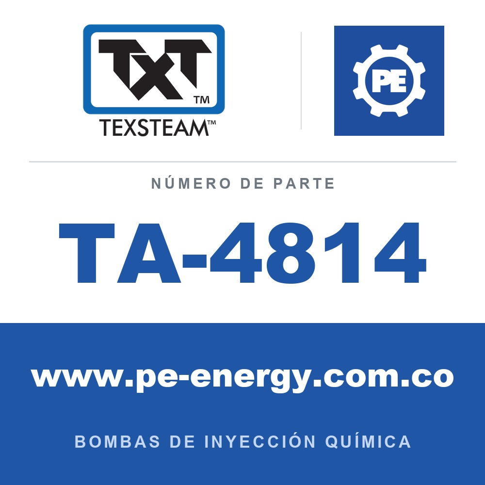 Texsteam TA-4814 - Texsteam TA 4814 - Componente de Válvula y Sello