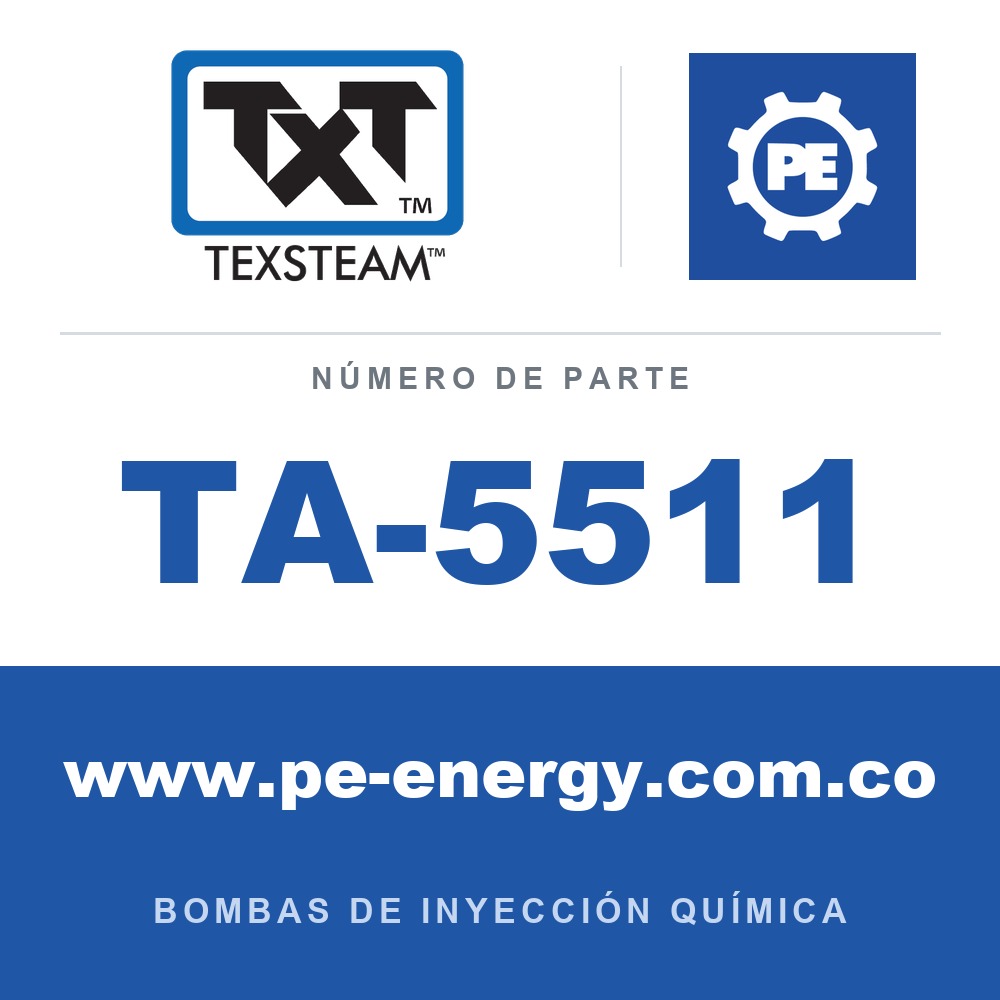 Texsteam TA-5511 - Texsteam TA 5511 - Componente de Válvula y Sello