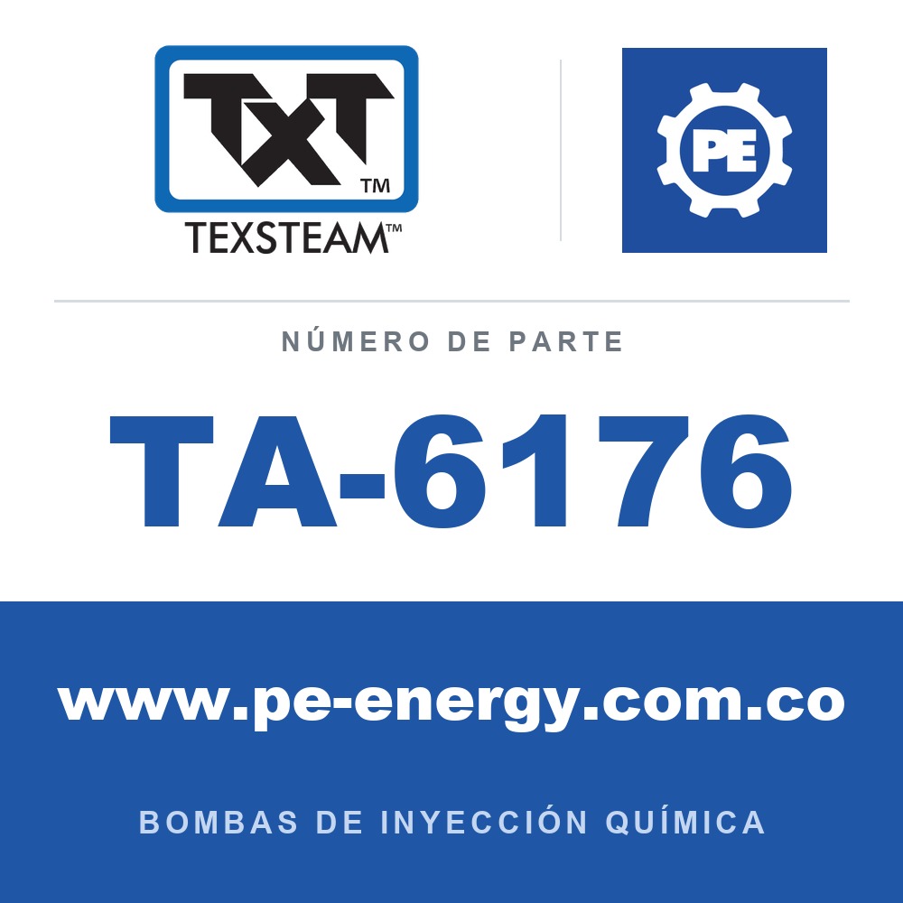 Texsteam TA-6176 - Texsteam TA 6176 - Componente de Válvula y Sello