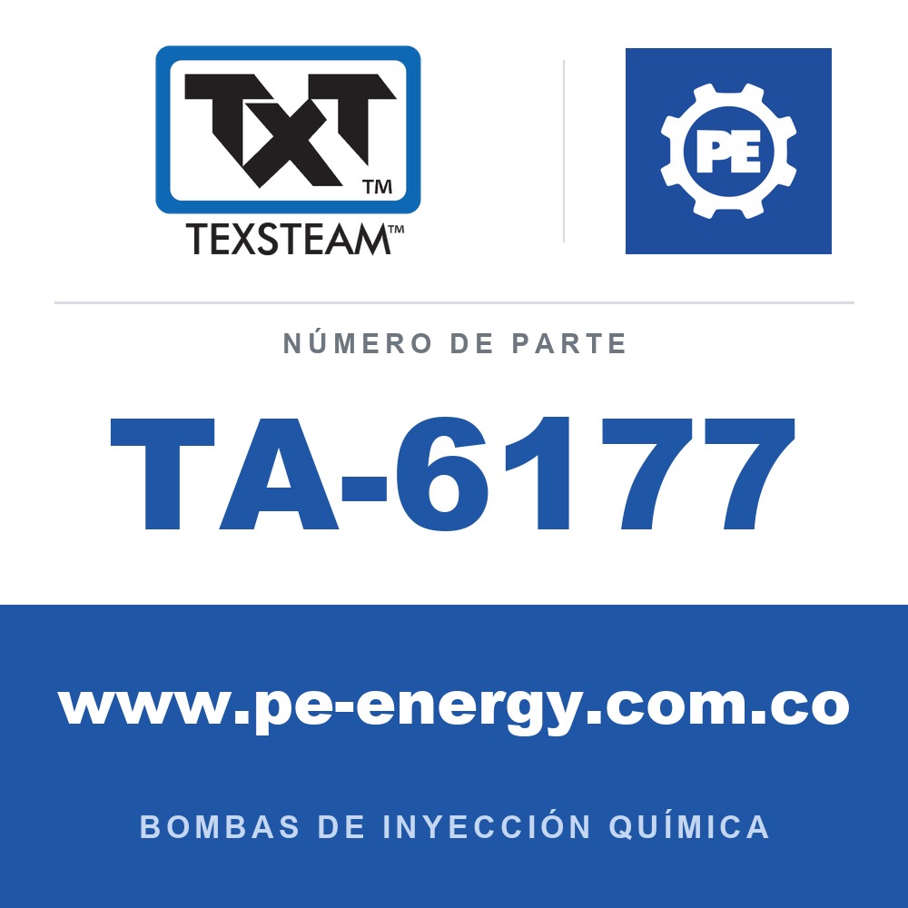 Texsteam TA-6177 - Texsteam TA 6177 - Componente de Válvula y Sello