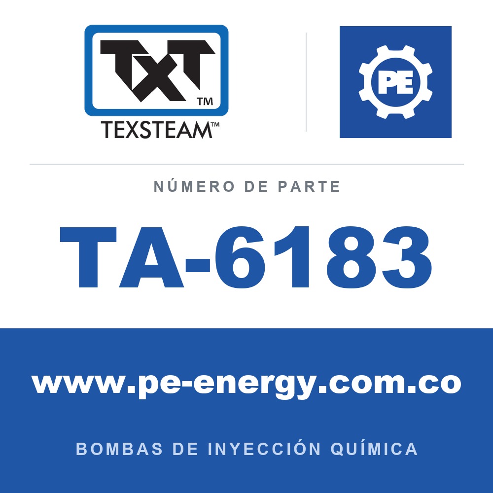 Texsteam TA-6183 - Texsteam TA 6183 - Componente de Válvula y Sello