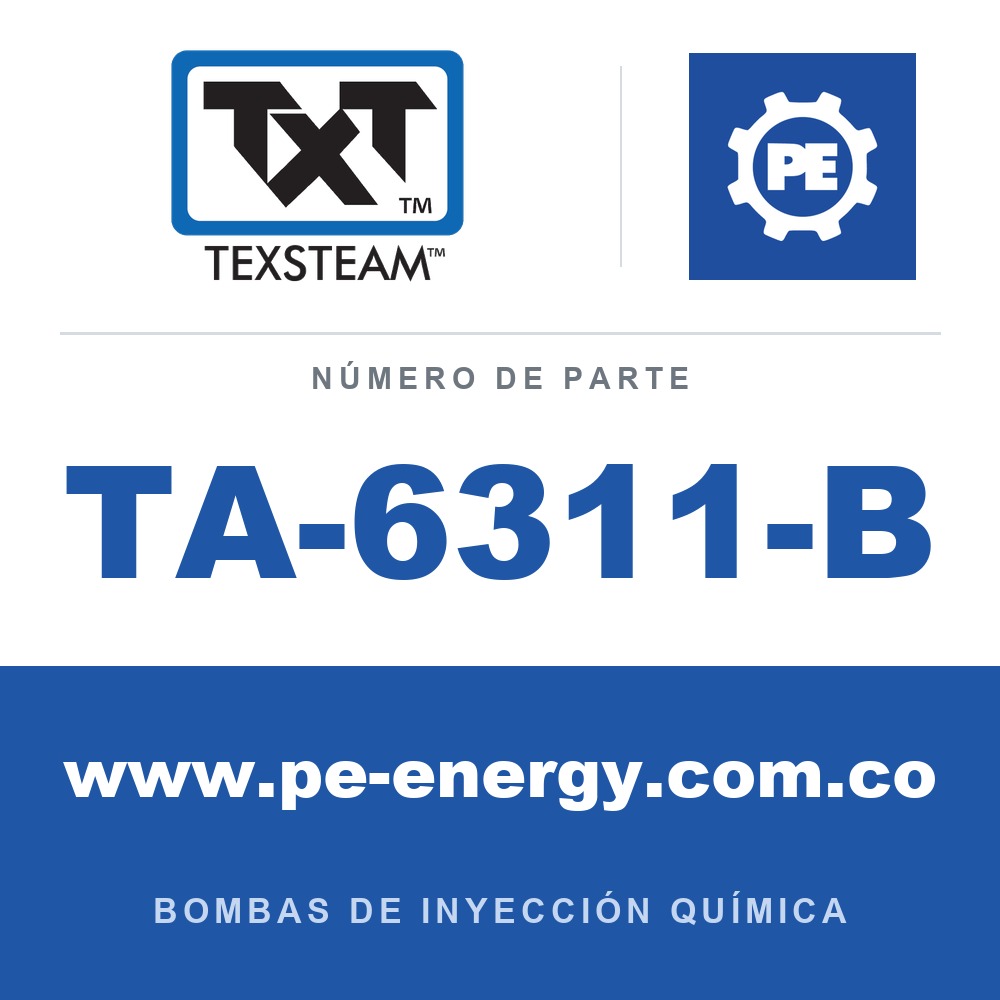 Texsteam TA-6311-B - Texsteam TA 6311-B - Componente de Válvula y Sello