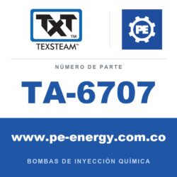 Texsteam TA-6707 - Texsteam TA 6707 - Componente de Válvula y Sello