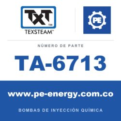 Texsteam TA-6713 - Texsteam TA 6713 - Componente de Válvula y Sello