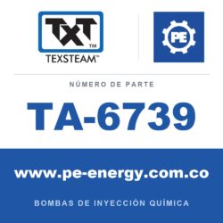 Texsteam TA-6739 - Texsteam TA 6739 - Componente de Válvula y Sello